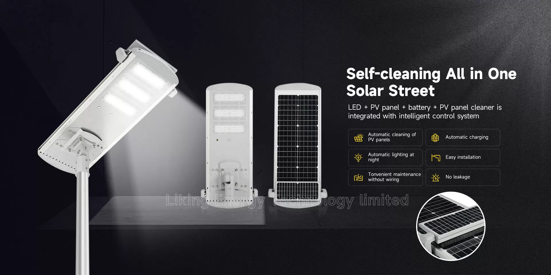 Fabricante de farolas de energía solar