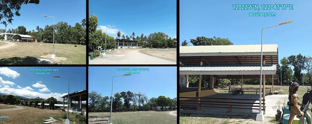 INSTALLATION OF M40W SOLAR STREETLIGHT