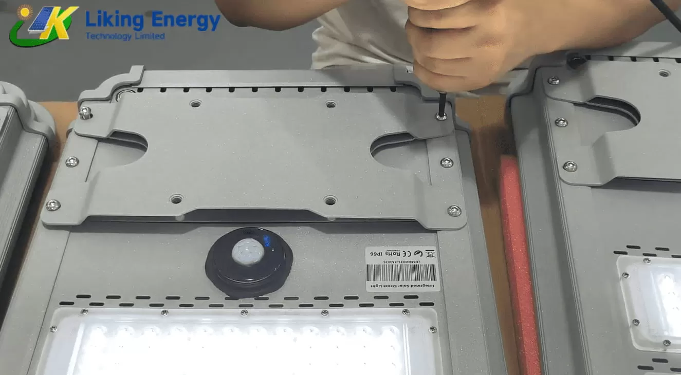 Luz de calle solar integrada H40W